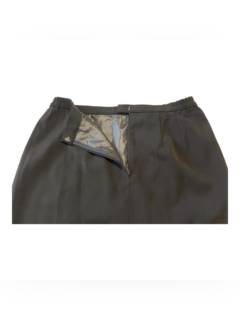 Donna Vinci Couture Black Women's Skirt with White Stripes, 12 - Picture 6 of 10